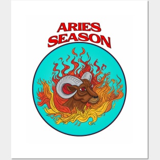 Aries Season Posters and Art